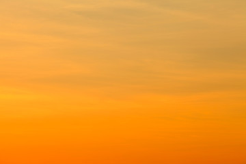 Fiery orange sunset sky. Beautiful sky.