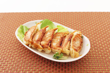 おいしそうな焼き餃子