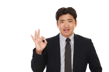 笑顔のビジネスマン