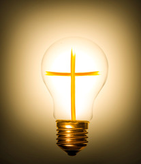 lightbulb cross