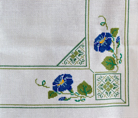 Embroidered tablecloth