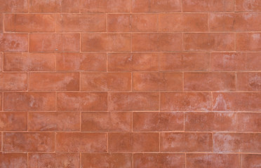 Grunge red brick wall background