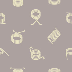 Seamless background with Springs for your design