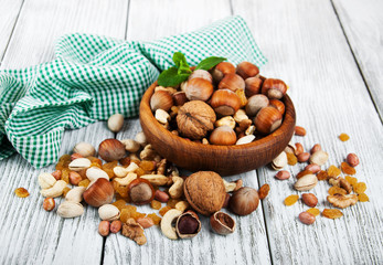different types of nuts