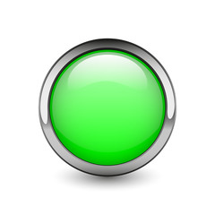 Green web button