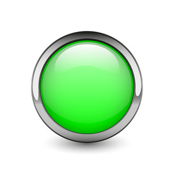 Green Web Button