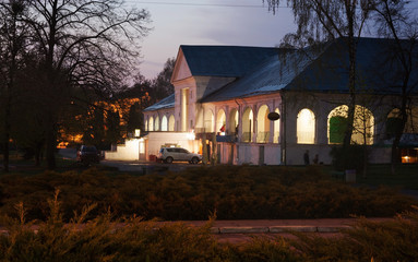 Provincial small town