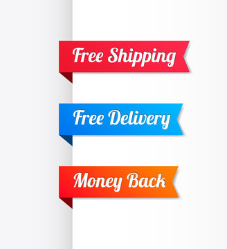 Free Shipping, Free Delivery & Money Back Ribbons
