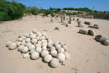 ruins of Antonine Baths at Carthage, Tunisia