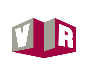 Fototapeta premium VR Initial Logo for your startup venture