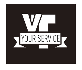 VT Initial Logo for your startup venture