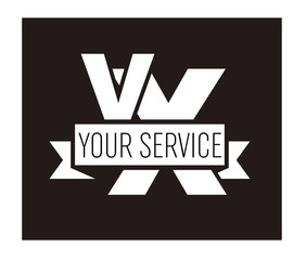 VX Initial Logo for your startup venture