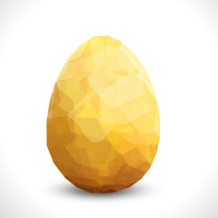 Golden egg. Vector illustration