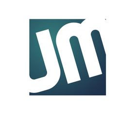 UM Initial Logo for your startup venture - obrazy, fototapety, plakaty