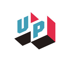 UP Initial Logo for your startup venture