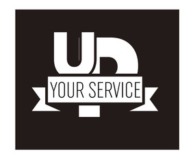 UP Initial Logo for your startup venture