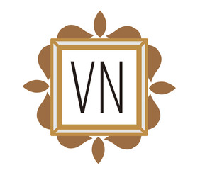 VN Initial Logo for your startup venture