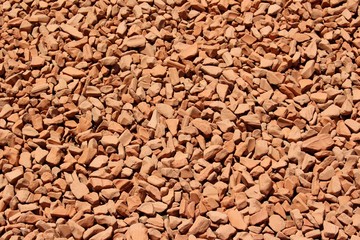 Old crushed bricks from demolished houses will reuse as filler