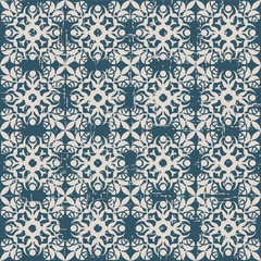 Seamless worn out antique background 072_rose flower kaleidoscope