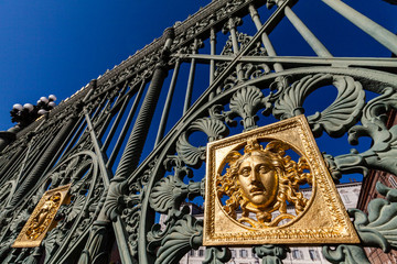 Exterior views of the italian city Turin