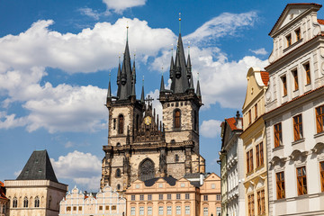 Obraz premium View of the city of Prague in Czech Republic