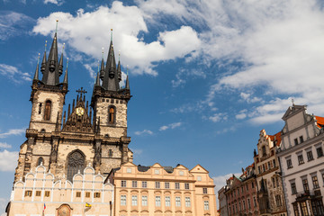 Fototapeta premium View of the city of Prague in Czech Republic