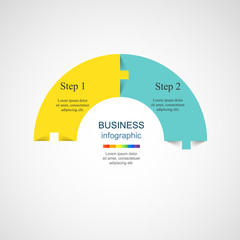 Vector infographic template