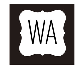 WA Initial Logo for your startup venture