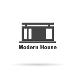 Modern House . House Real Estate logo  design