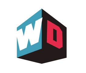 WD Initial Logo for your startup venture