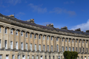 Fototapeta na wymiar Royal Crescent in Bath, UK.