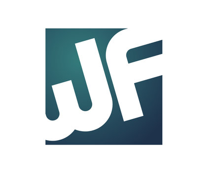 WF Initial Logo for your startup venture