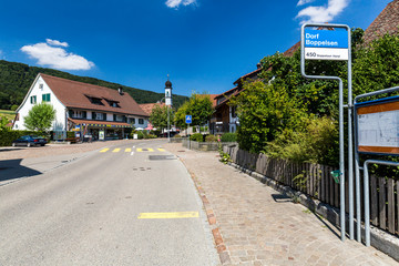 Views of the small village Boppelsen in the canton of Zurich - 108550924