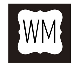 WM Initial Logo for your startup venture