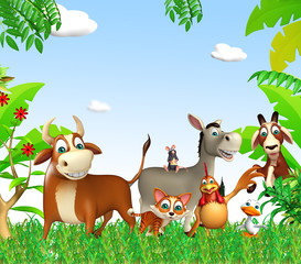 Plakat farm animal