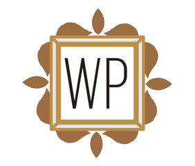 WP Initial Logo for your startup venture