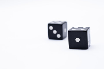 two black dice