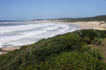 Beach of Achiras on Santa Teresa national park