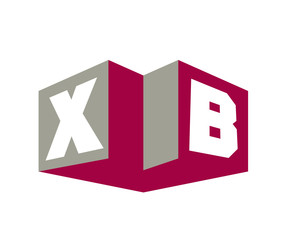Fototapeta premium XB Initial Logo for your startup venture