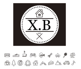 XB Initial Logo for your startup venture
