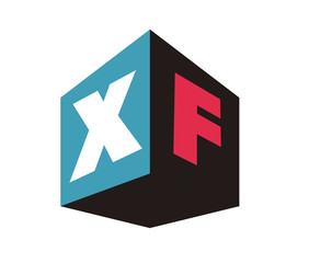 XF Initial Logo for your startup venture