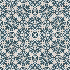 Seamless worn out antique background 097_round cross kaleidoscope