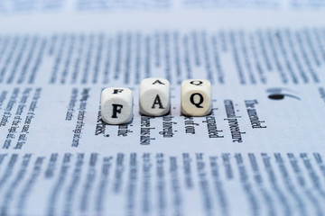FAQ on newspaper