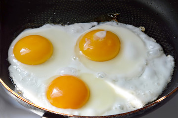 Fried eggs