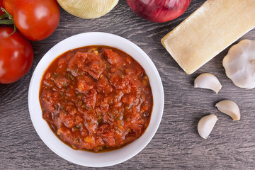 Italian cuisine ingredients