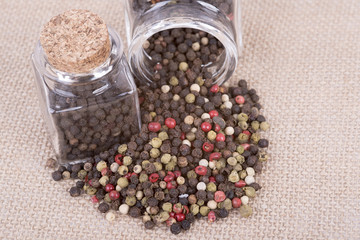 pepper stored in the container