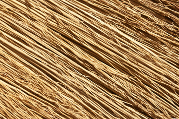 Straw broom texture.