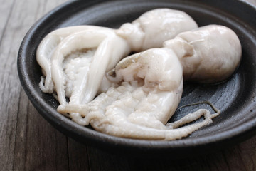 Fresh octopus food