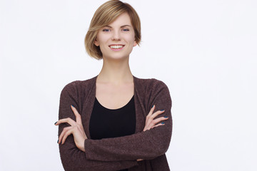 Obraz premium Happy woman portrait