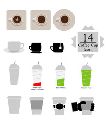 Coffee Icons, set of coffee icons